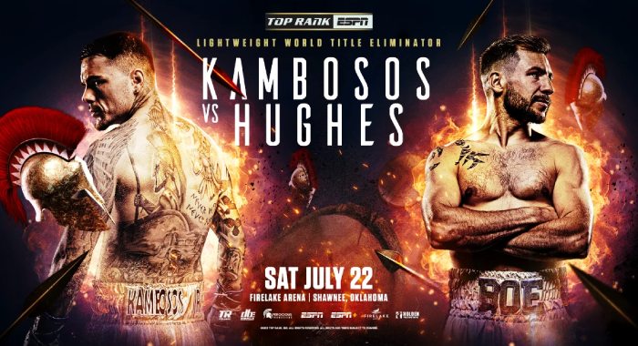 Kambosos Vs Hughes Fight Poster