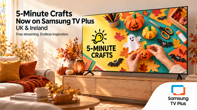 5-Minute Crafts Launches on Samsung TV Plus in the UK and Ireland